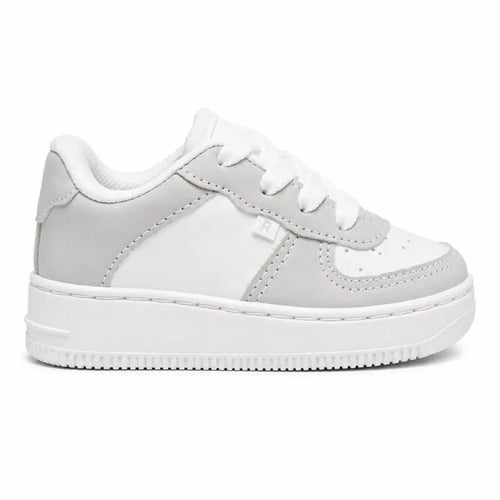 Tenis-Infantil-Casual-Branco-e-Cinza-TrilhaKidz
