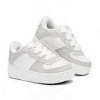Tenis-Infantil-Casual-Branco-e-Cinza-TrilhaKidz