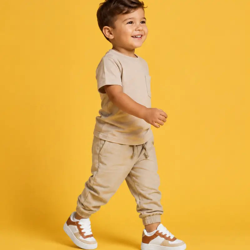 Tenis-Infantil-Casual-Caramelo-TrilhaKidz-Modelo